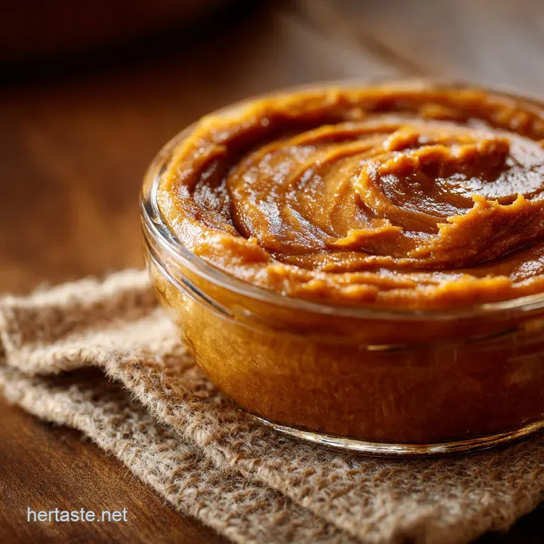 Autumn Gold Slowsimmered Pumpkin Pie Butter presentation