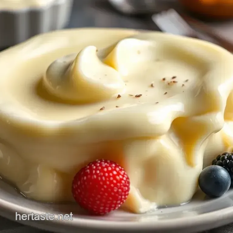 Silky Vanilla Pudding