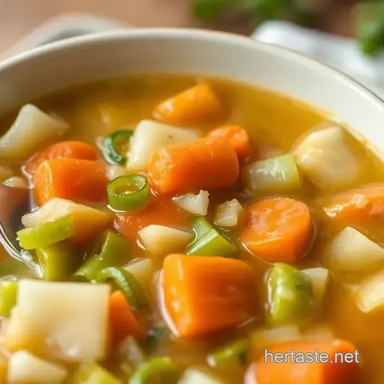 Simmered Cabbage Soup - Heartwarming & Easy