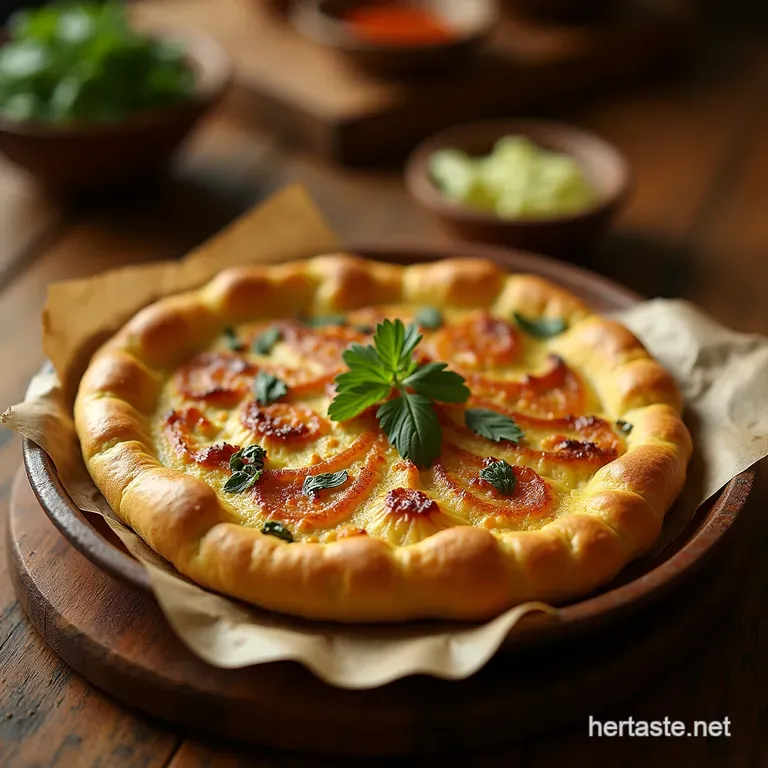 The Pilgrims Loaf Authentic Ancient Flatbread Khobz presentation