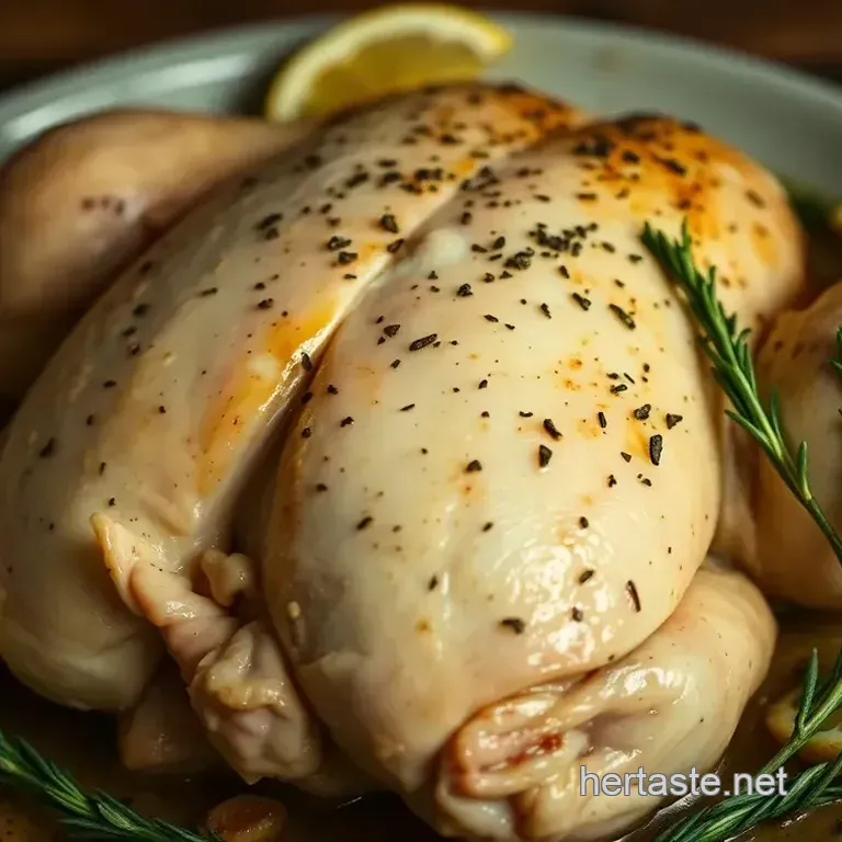 Simple Lemon Herb Roast Chicken
