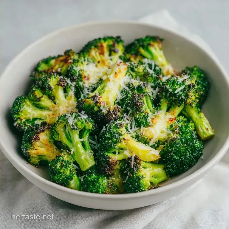 Simple Roasted Broccoli Florets: Crispy and Garlic-Infused