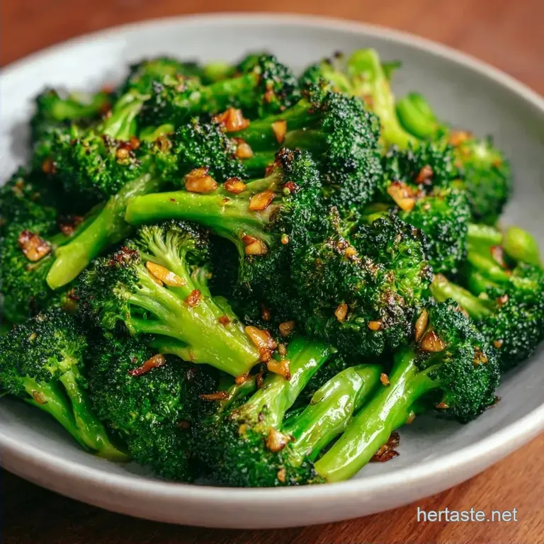 Simple Roasted Broccoli Side: Charred and Tender