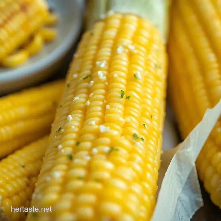 Simply Sublime: The Perfect Boiled Corn on the Cob presentation