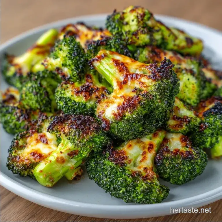 Single Layer Roasted Broccoli: Crispy and Charred