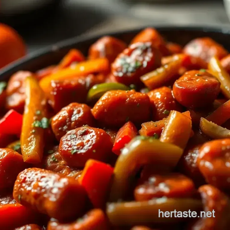 Sizzle and Spice: Classic Sausage and Peppers