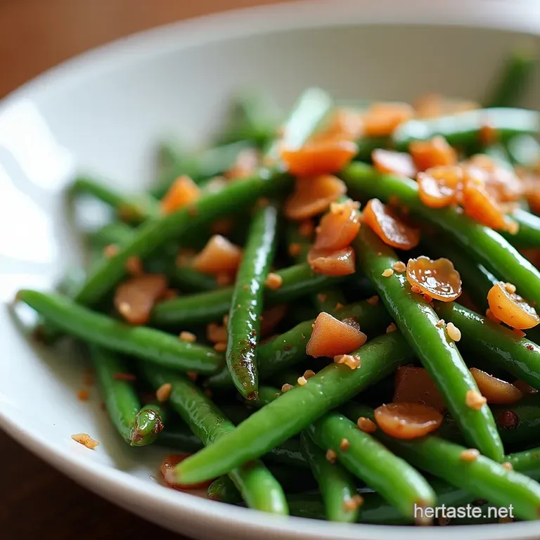 Umami Asian Green Beans Recipe Quick Easy Side