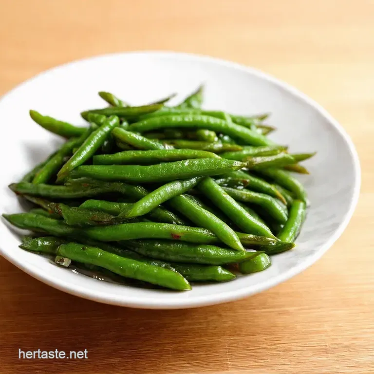 Sizzling Green Beans with Garlic Lemon