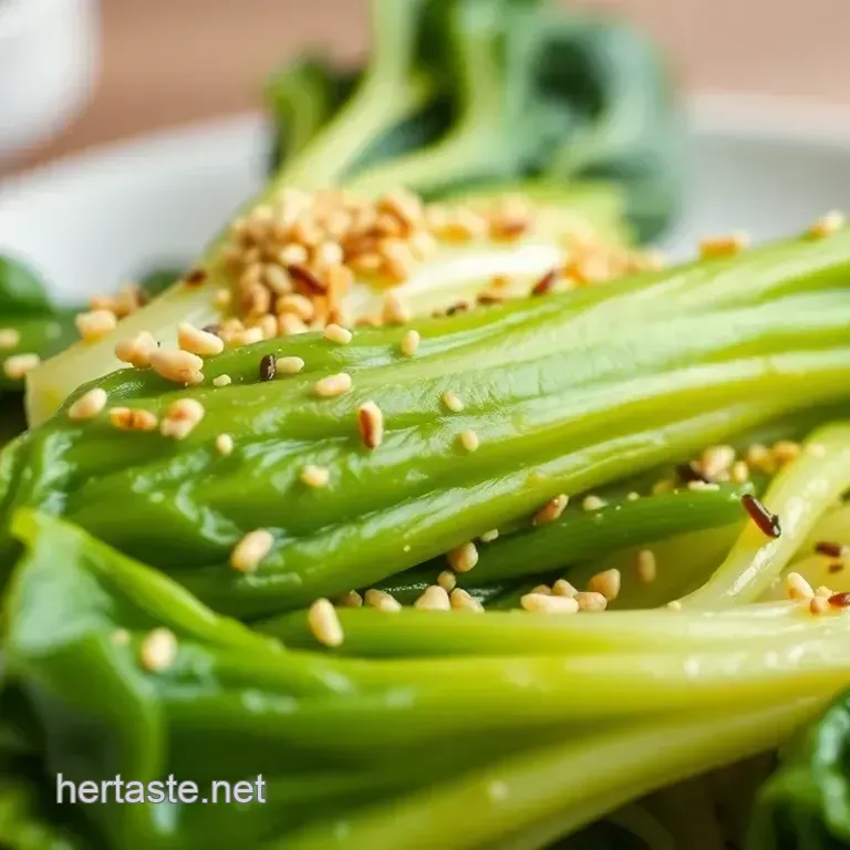 Sizzling Sesame Bok Choy