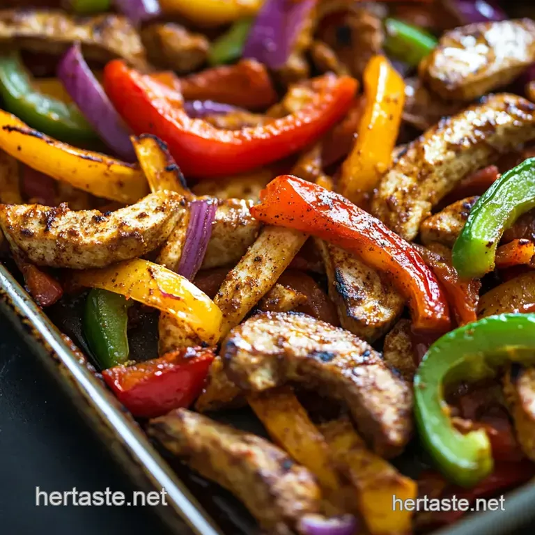 Sizzling Sheet Pan Fajitas: Fiesta on a Tray! presentation
