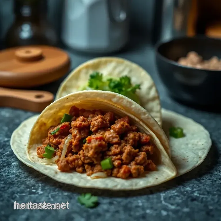 Skinny Turkey Taco Lettuce Wraps presentation
