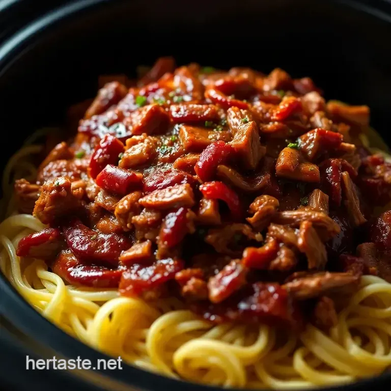 Slow Cooker Bbq Pulled Pork presentation