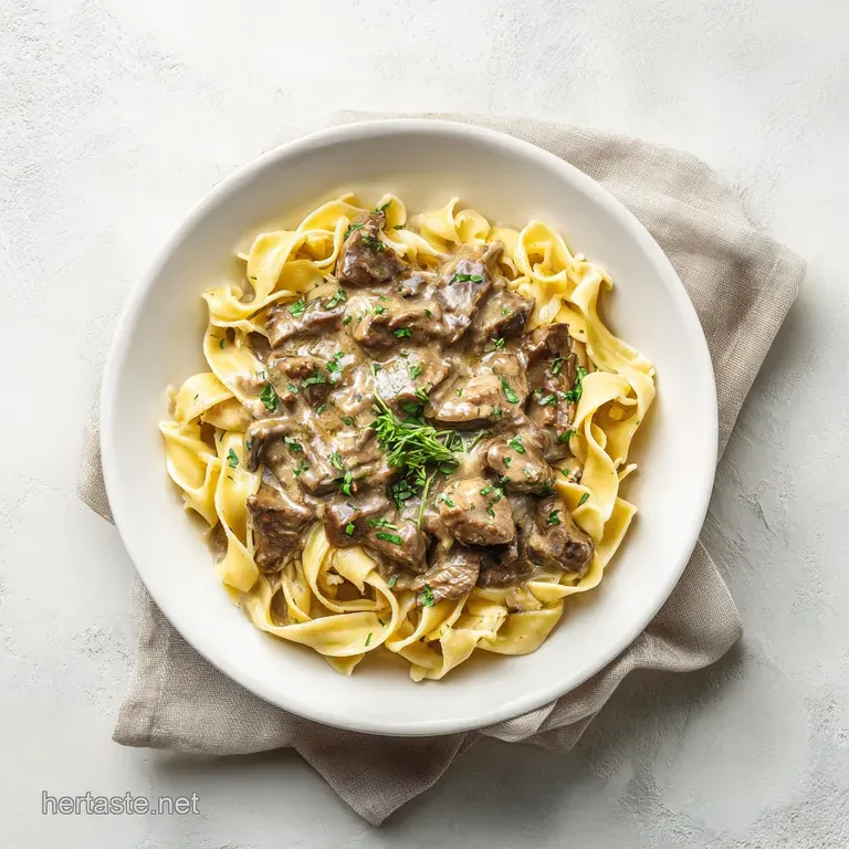 Slow Cooker Beef Stroganoff: Tender and Creamy