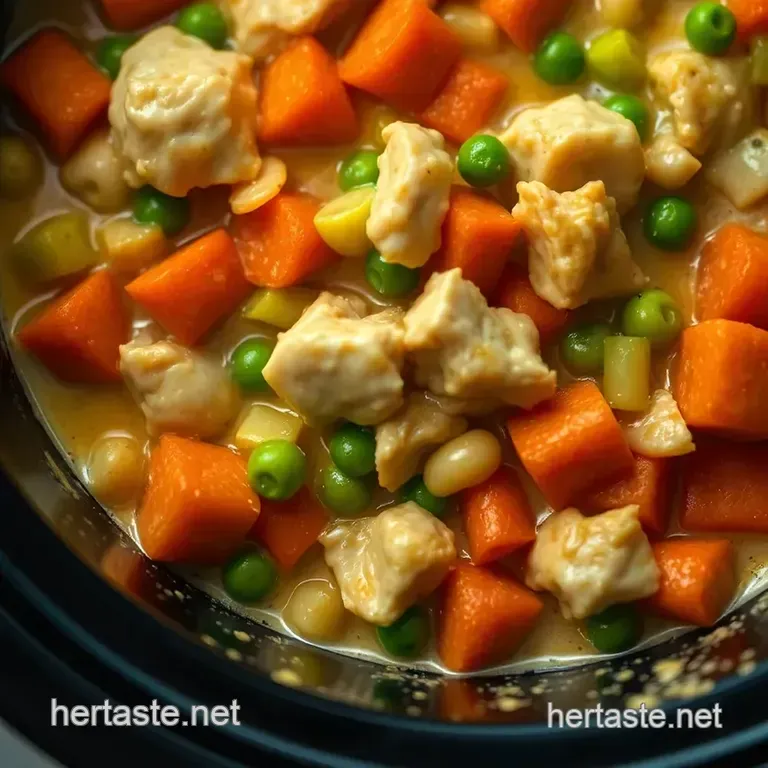 Slow-Cooker Chicken Pot Pie: Comfort Food Made Easy presentation