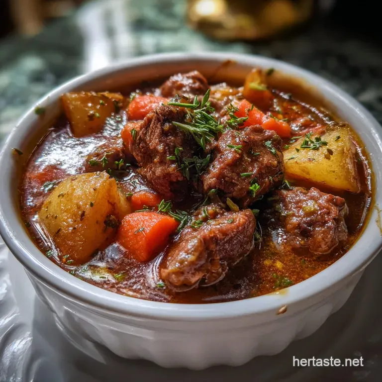 SlowCooker Recipe Classic Beef Stew Recipe: 90 Minute Secret