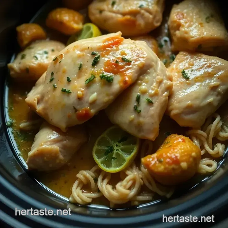Slow Cooker Frozen Chicken Breasts: Effortless & Flavorful presentation