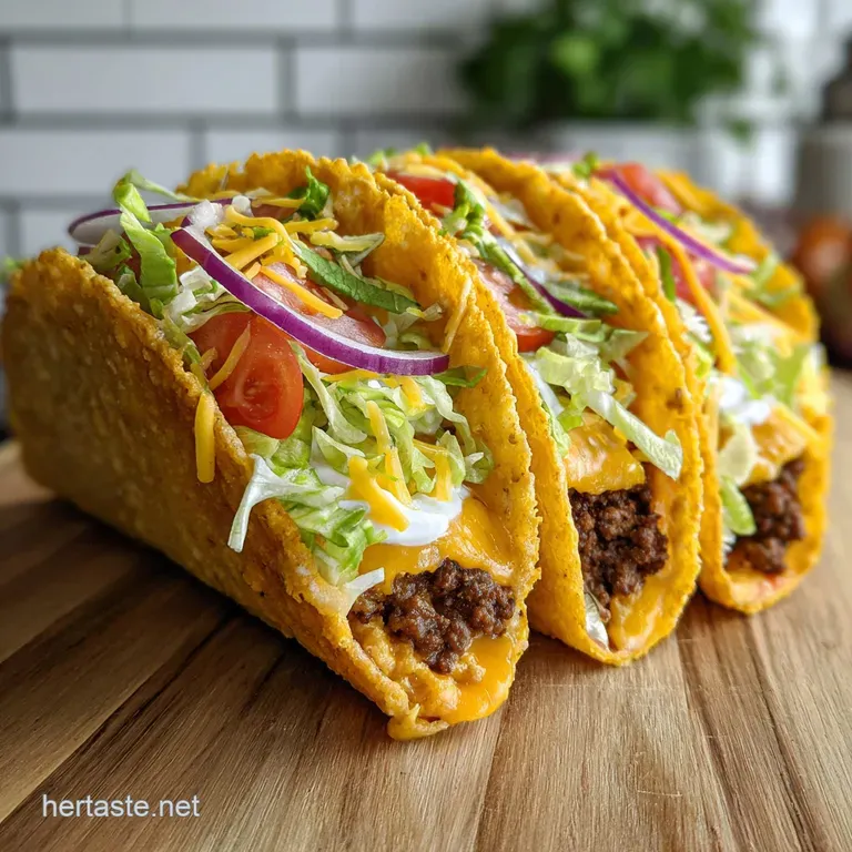 Smash Burger Tacos: Crispy & Tangy
