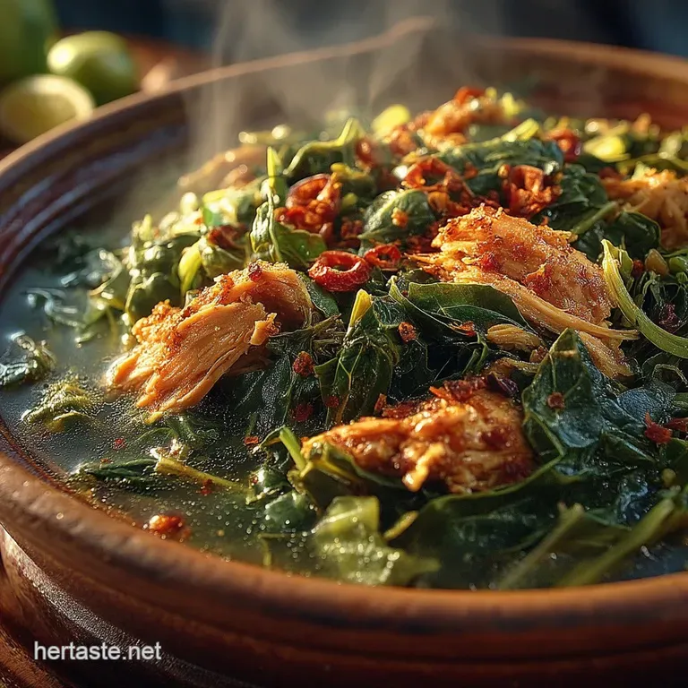 SlowSimmered Southern Greens with Smoked Turkey Recipe