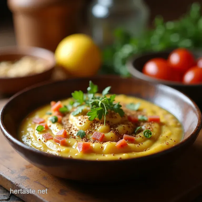 Smoky Silky Authentic Middle Eastern Baba Ganoush presentation