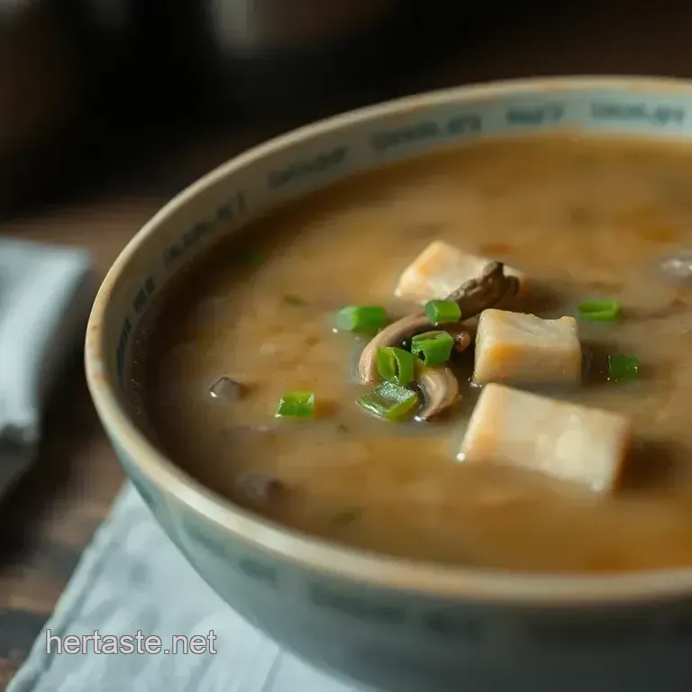 Soulful Miso Soup: A Warm Hug in a Bowl