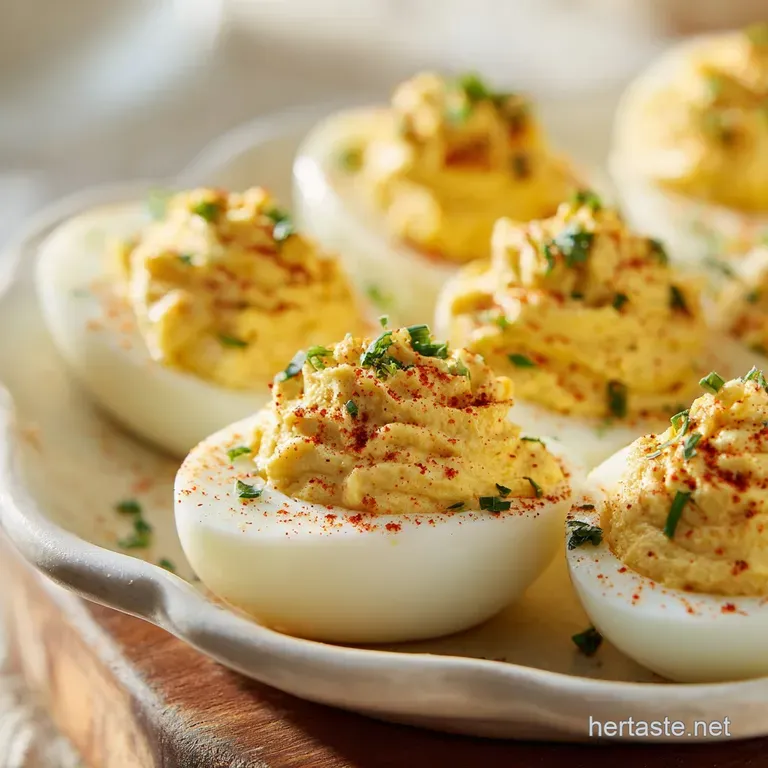 Southern Style Deviled Eggs: Creamy and Tangy