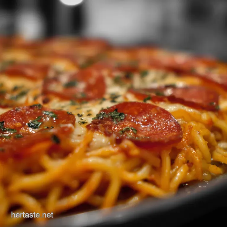 Spaghetti Pizza the Ultimate Comfort Food Mashup presentation