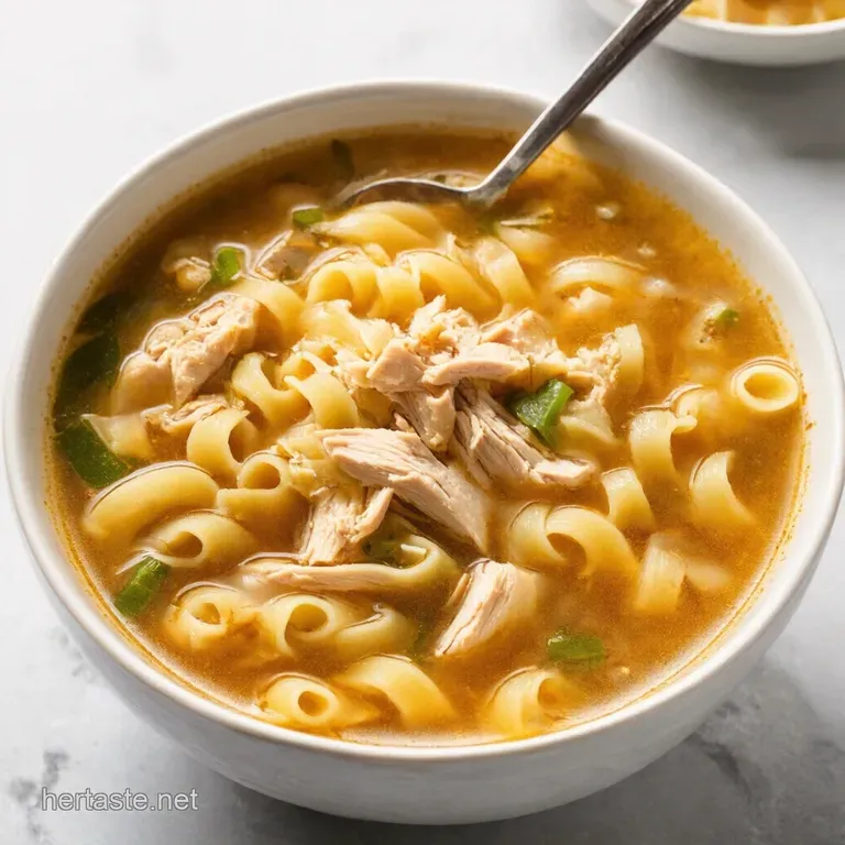 Speedy Chicken Noodle Soup Comfort in a Bowl