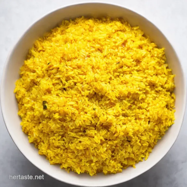 Speedy Garlic Turmeric Rice