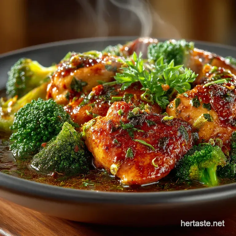 The Best OnePan Garlic Butter Chicken and Broccoli 30 Minute Meal