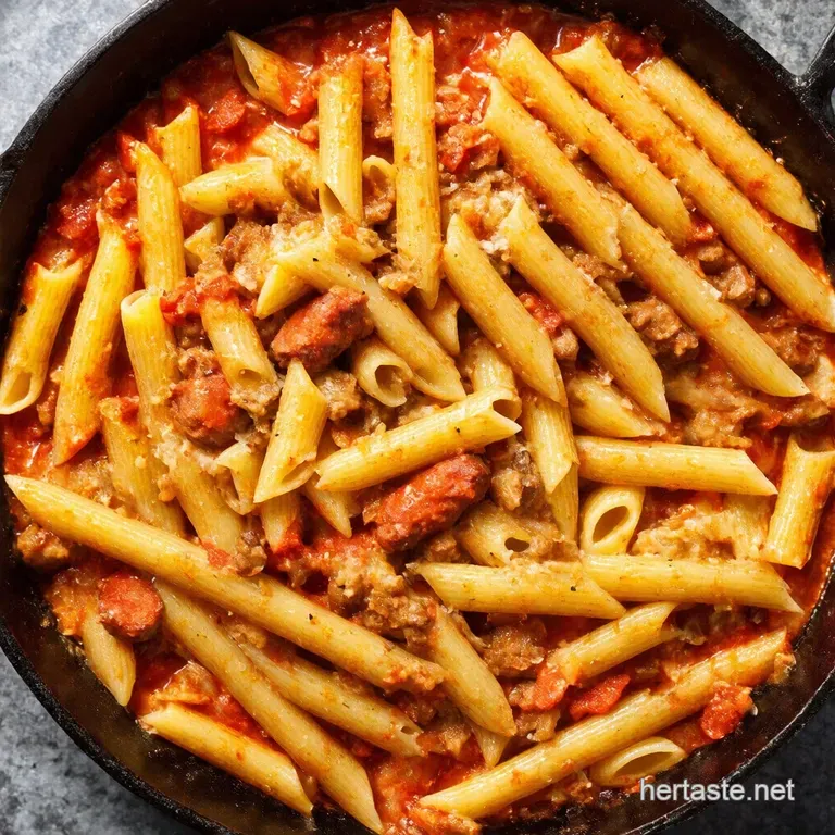 Speedy Sausage Pasta Skillet Ready in 20 Minutes Speedy Sausage Tomato Pasta Skillet Ready in 20