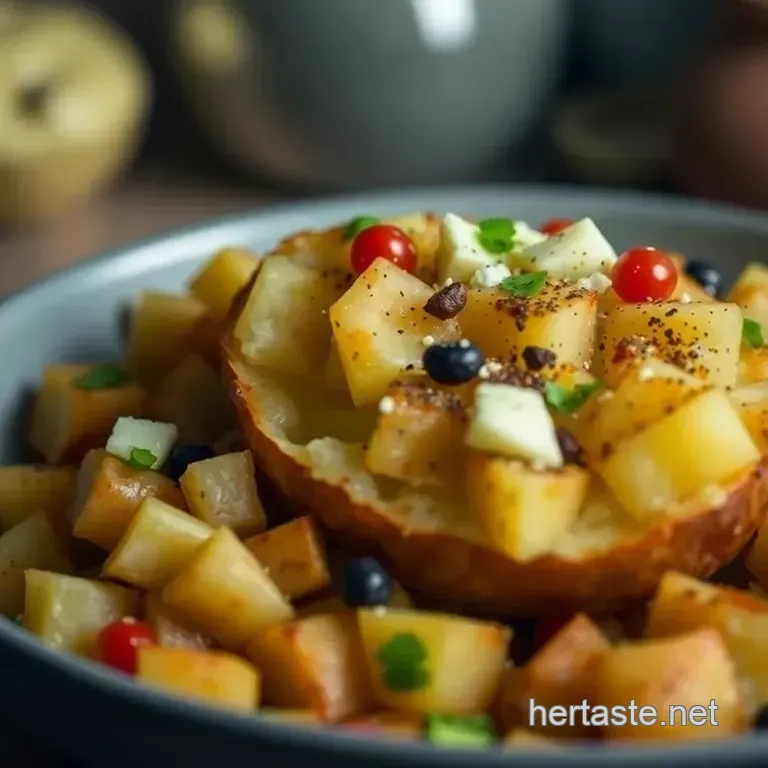 Speedy Spud: the Ultimate Microwave Baked Potato presentation