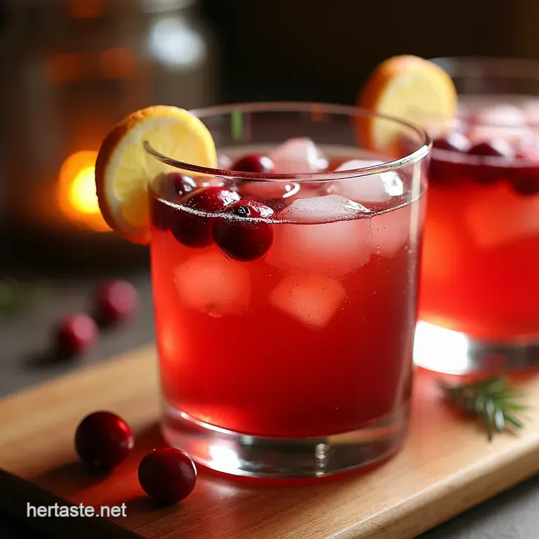Spiced Cranberry Orange Christmas Punch Adults Only presentation