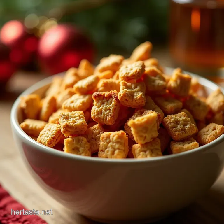 The Ultimate Christmas Movie Marathon Chex Mix presentation