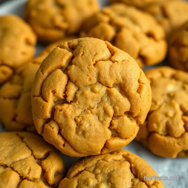Spiced Pumpkin Dream Cookies with Cream Cheese Cloud presentation