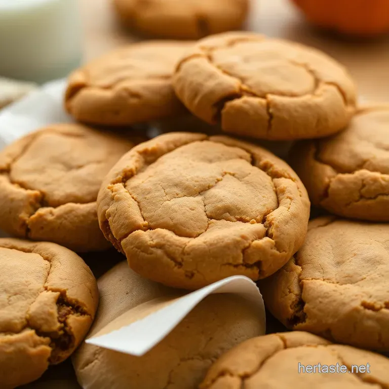 Spiced Pumpkin Dream Cookies with Cream Cheese Cloud