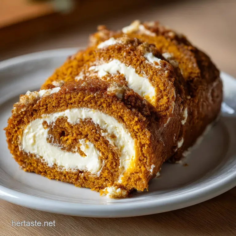 Pumpkin Spice Desserts: Light Spiced Roulade Recipe