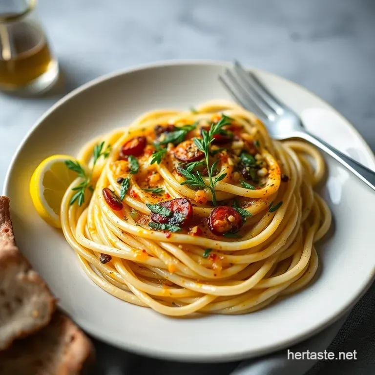 High Carb Meals Done Right Spicy Aglio e Olio Easy