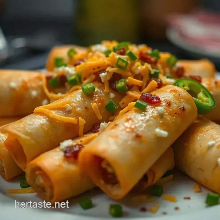 Spicy Jalapeño Popper Egg Rolls: A Bold Fusion Delight