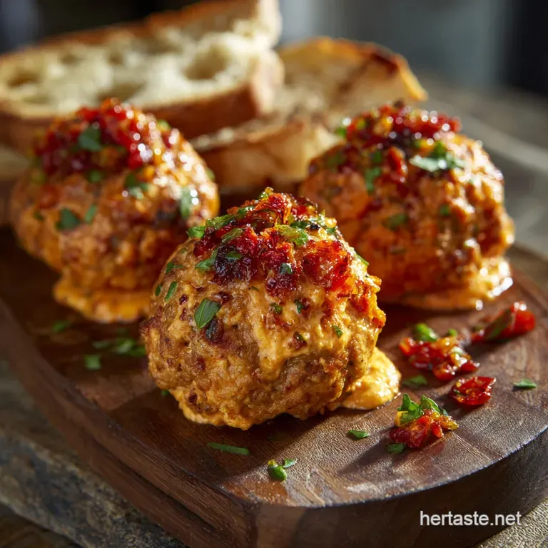 Spicy Pimiento Cheese Sausage Ball Appetizer: Cheeky Kick for Game Day presentation