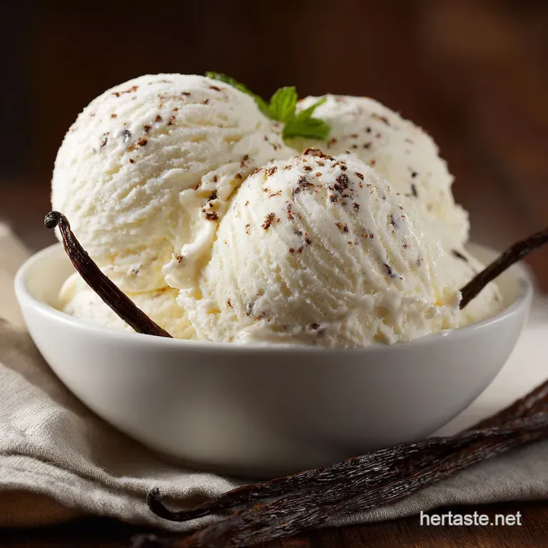 Kitchenaid Ice Cream: Simply Splendid Vanilla Bean Recipe presentation
