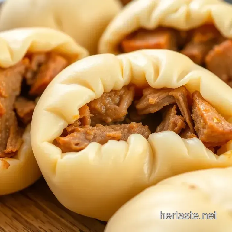 Steam Pork Buns - Deliciously Soft & Flavorful