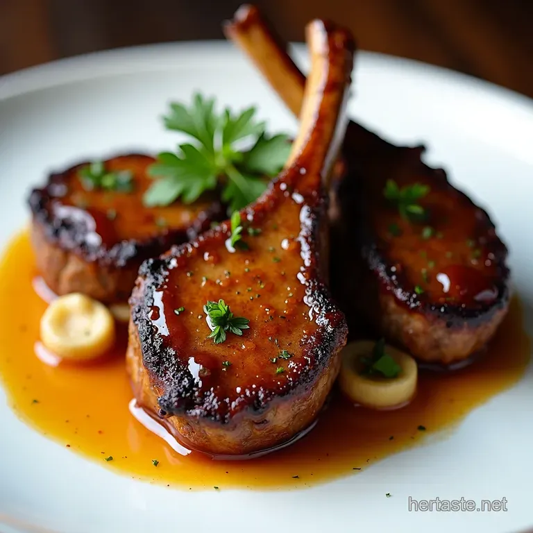 Sticky Quick Honey Garlic Lamb Chops with My FailProof Cast Iron Sear