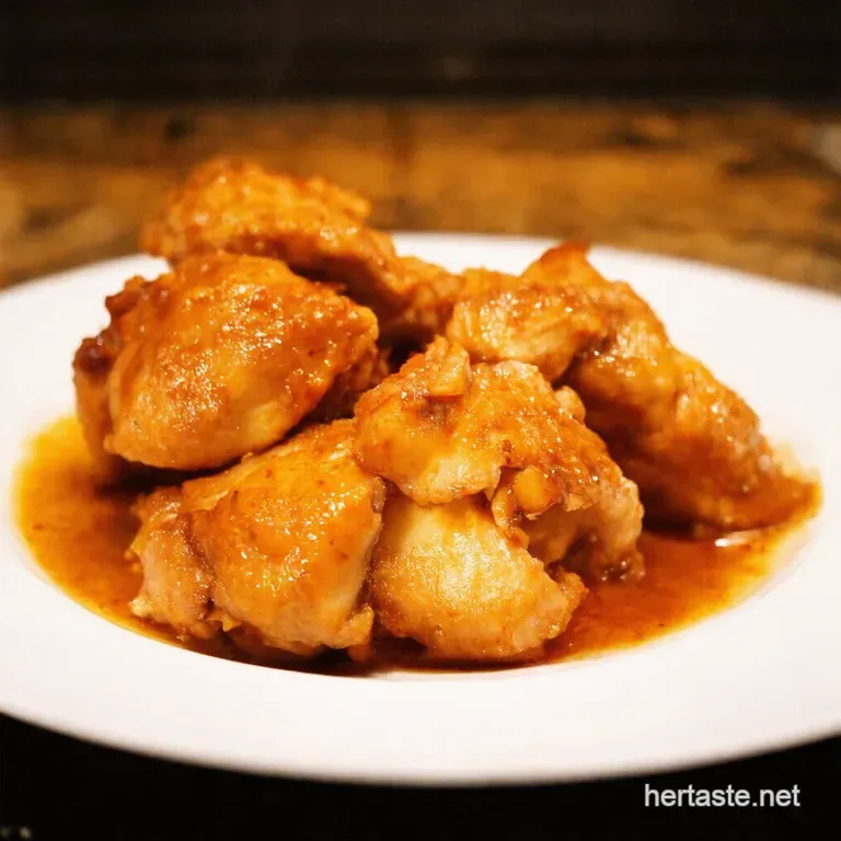 Sticky Sweet Easy Honey Garlic Chicken presentation
