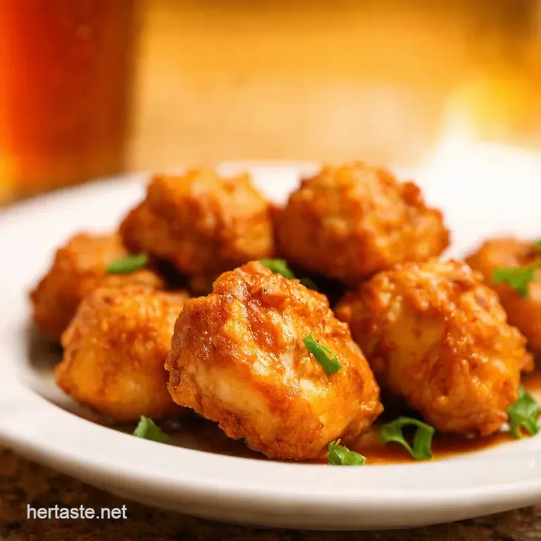 StickySweet Honey Garlic Chicken Bites Pub Grub Perfection presentation