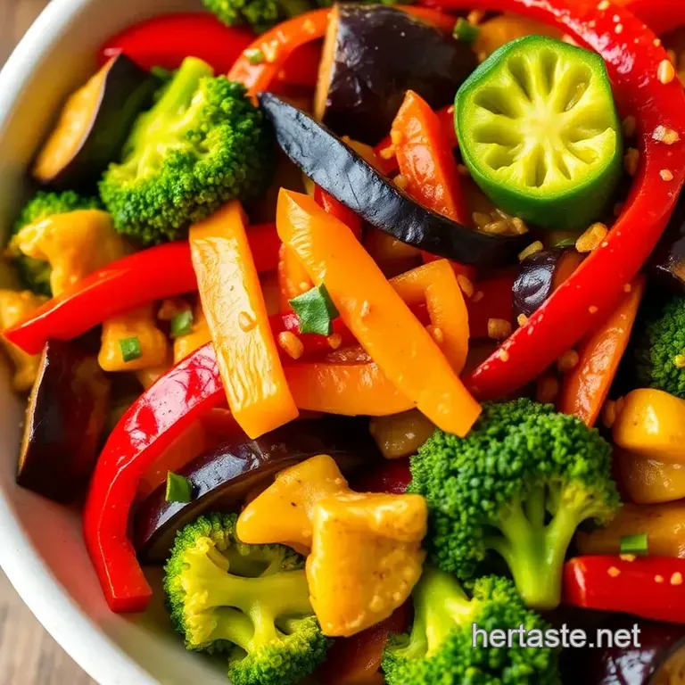 Stir-Fry Colorful Veggies in 25 Minutes! presentation
