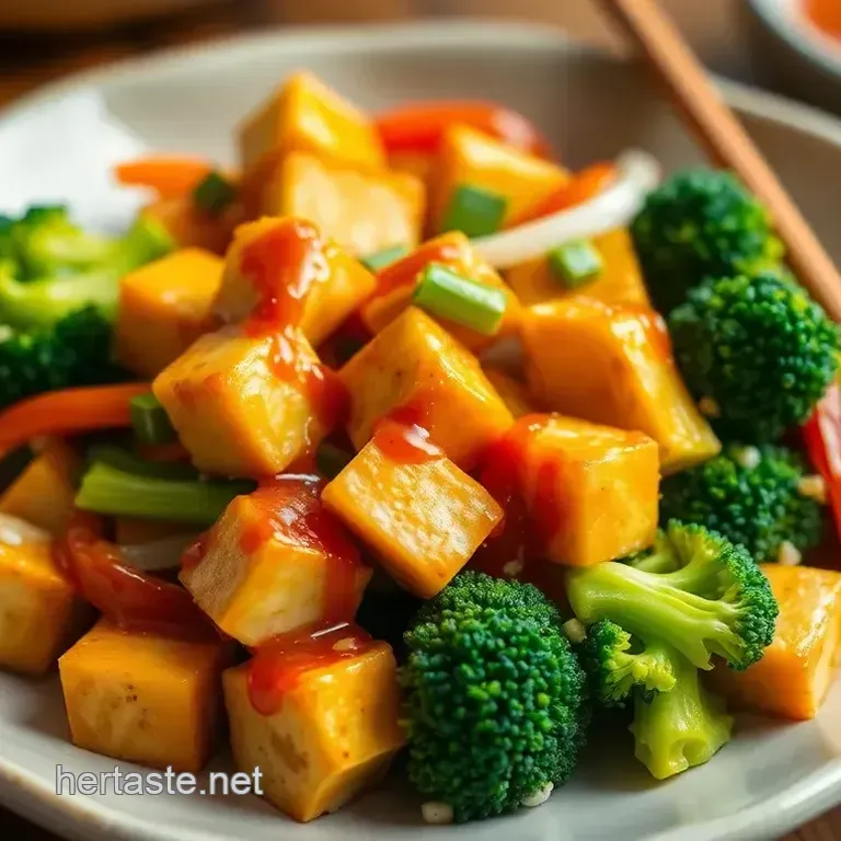 My Easy Weeknight Stir-Fry Tofu with Spicy Gochujang Sauce