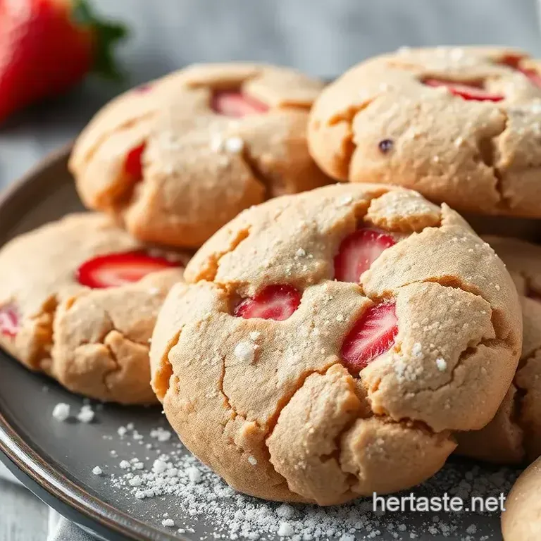 Strawberry Milk Tea Cookies
