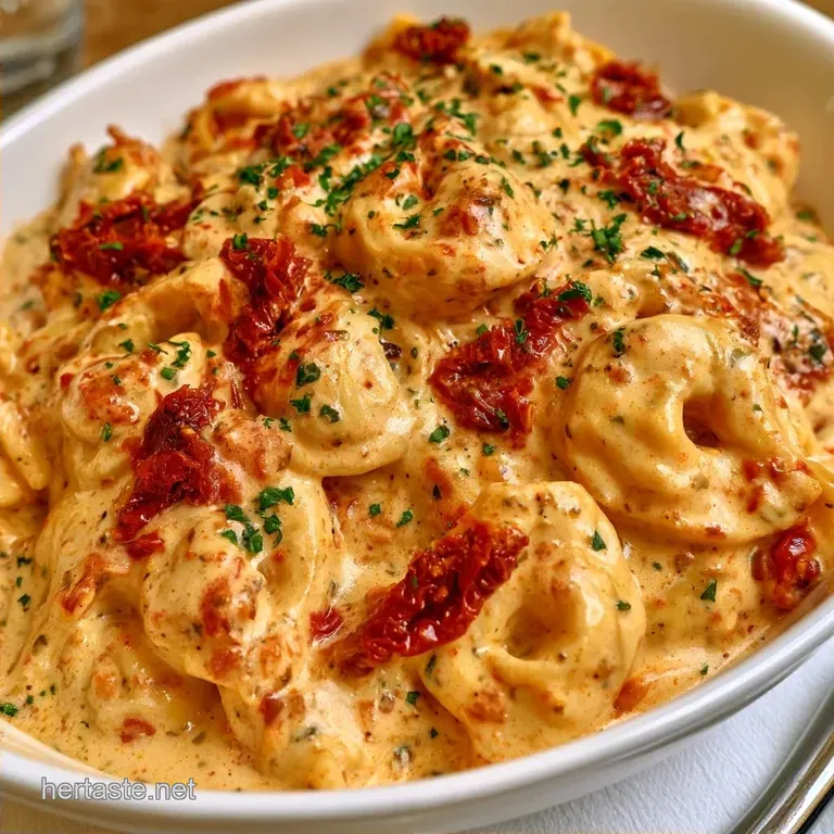 One-Pan Creamy Sun-Dried Tomato Tortellini