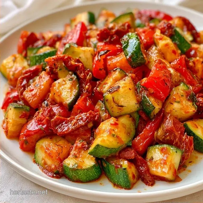 Sun-Dried Tomato Vegetable Sauté with Zucchini