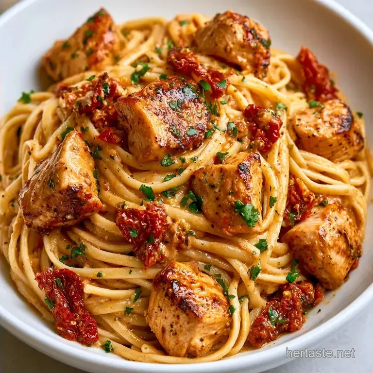 Creamy SunDried Tomato Chicken Pasta